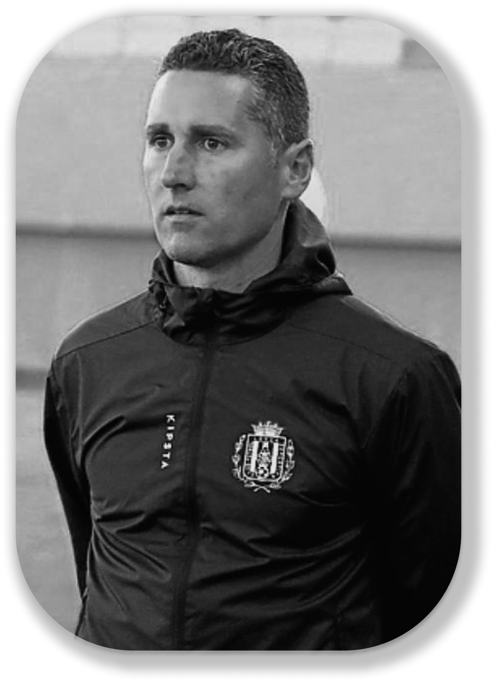 Soccer coach Iban Urbano during a game